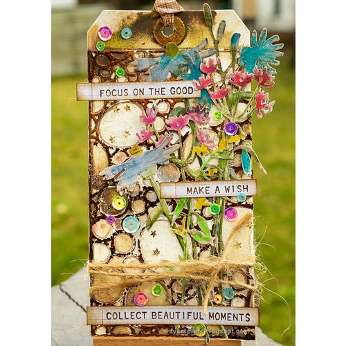 Simon Says Stamp! Tim Holtz Sizzix WILDFLOWER STEMS 3 Thinlits Dies 665221 | color-code:ALT5