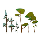 Simon Says Stamp! Tim Holtz Sizzix FUNKY TREES Thinlits Dies 665217