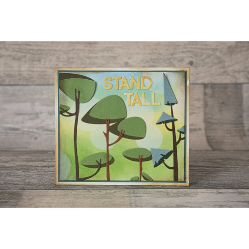 Simon Says Stamp! Tim Holtz Sizzix FUNKY TREES Thinlits Dies 665217