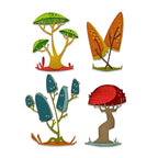 Simon Says Stamp! Tim Holtz Sizzix FUNKY TOADSTOOLS Thinlits Dies 665216