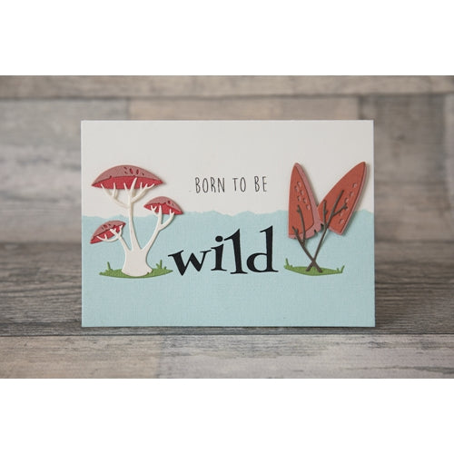 Simon Says Stamp! Tim Holtz Sizzix FUNKY TOADSTOOLS Thinlits Dies 665216