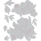 Simon Says Stamp! Tim Holtz Sizzix BRUSHSTROKE FLOWERS 1 Thinlits Dies 665209