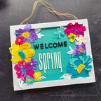 Simon Says Stamp! Tim Holtz Sizzix BRUSHSTROKE FLOWERS 1 Thinlits Dies 665209 | color-code:ALT4