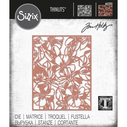 Simon Says Stamp! Tim Holtz Sizzix FLOWERY Thinlits Die 665203