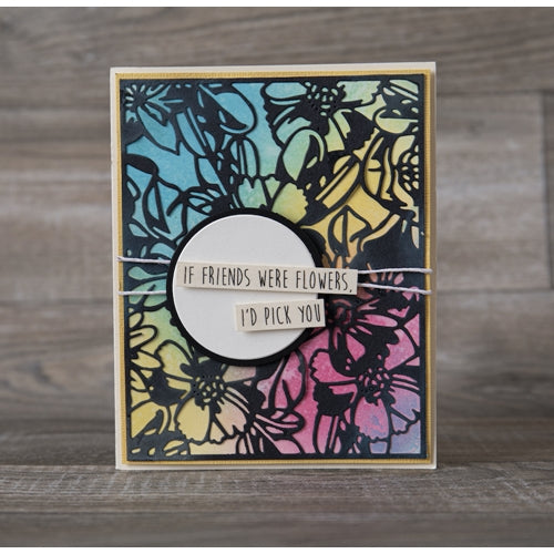 Simon Says Stamp! Tim Holtz Sizzix FLOWERY Thinlits Die 665203