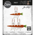 Simon Says Stamp! Tim Holtz Sizzix CARROT BUNNY Thinlits 665213