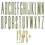 Simon Says Stamp! Tim Holtz Sizzix ALPHANUMERIC STRETCH UPPER Thinlits Dies 665206