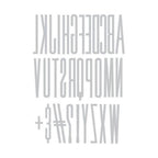 Simon Says Stamp! Tim Holtz Sizzix ALPHANUMERIC STRETCH UPPER Thinlits Dies 665206