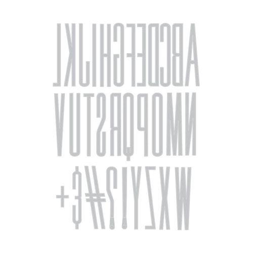 Simon Says Stamp! Tim Holtz Sizzix ALPHANUMERIC STRETCH UPPER Thinlits Dies 665206