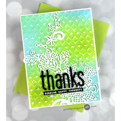 Simon Says Stamp! Altenew ANGLED MOSAIC 3D Embossing Folder ALT4694