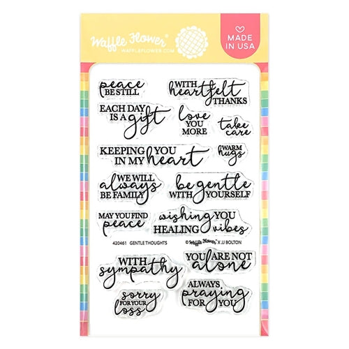 Simon Says Stamp! Waffle Flower TENDER THOUGHTS Clear Stamps 420461
