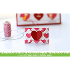 Simon Says Stamp! Lawn Fawn CONVERSATION HEART Stencils lf2478