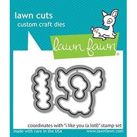 Simon Says Stamp! Lawn Fawn I LIKE YOU (A LOTL) Die Cuts lf2465