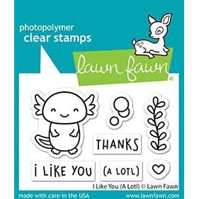 Simon Says Stamp! Lawn Fawn I LIKE YOU (A LOTL) Clear Stamps lf2464