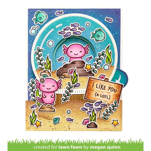 Simon Says Stamp! Lawn Fawn I LIKE YOU (A LOTL) Clear Stamps lf2464