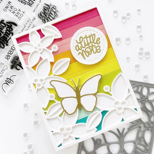 Simon Says Stamp! Simon Says Stamp FLORAL CARD FRONT Wafer Die sssd112294