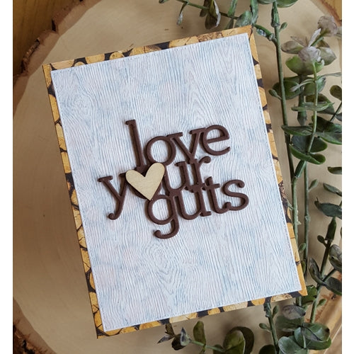 Simon Says Stamp! CZ Design Wafer Dies LOVE YOUR GUTS czd126