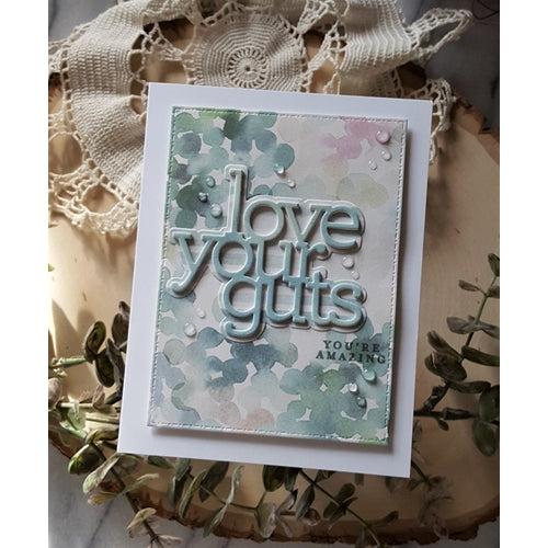 Simon Says Stamp! CZ Design Wafer Dies LOVE YOUR GUTS czd126