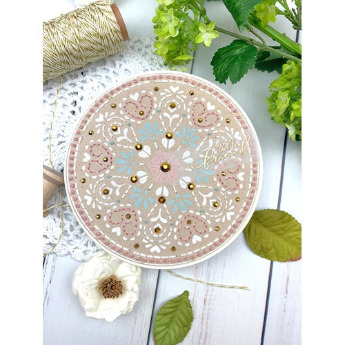 Simon Says Stamp! Simon Says Stamp Stencil BOHO CIRCLE ssst121511