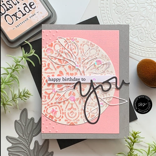 Simon Says Stamp! Simon Says Stamp Stencil BOHO CIRCLE ssst121511 | color-code:ALT3