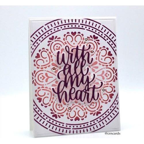 Simon Says Stamp! Simon Says Stamp Stencil BOHO CIRCLE ssst121511