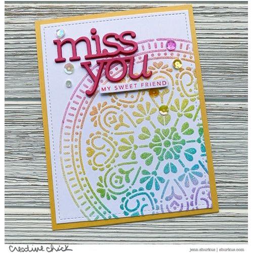 Simon Says Stamp! Simon Says Stamp Stencil BOHO CIRCLE ssst121511 | color-code:ALT8