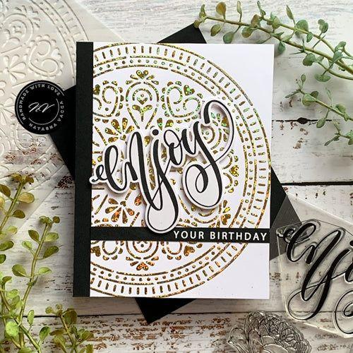Simon Says Stamp! Simon Says Stamp Stencil BOHO CIRCLE ssst121511 | color-code:ALT9