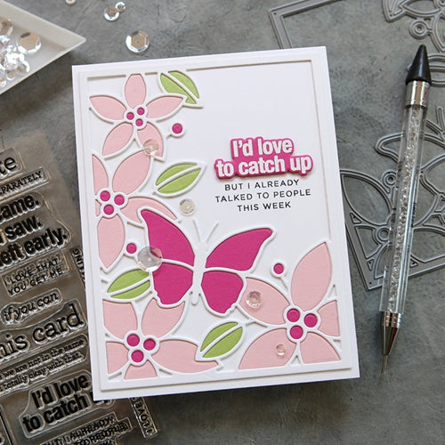 Simon Says Stamp! CZ Design Clear Stamps INTROVERTS UNITE cz364c Love You