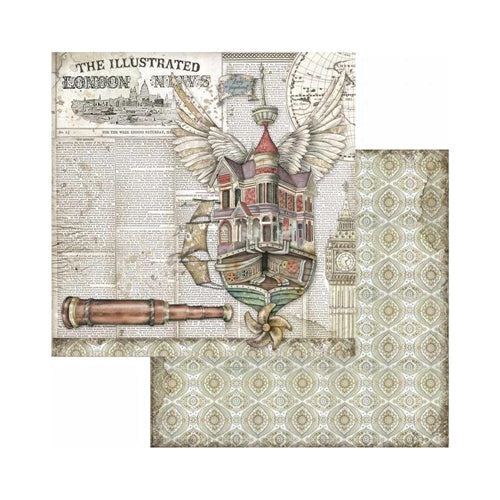 Simon Says Stamp! Stamperia LADY VAGABOND 8x8 Paper sbbs27