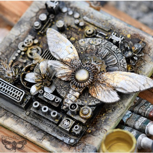 Simon Says Stamp! Prima Marketing WHITE PEARL Finnabair Art Alchemy Metallique Wax 968380 | color-code:ALT04