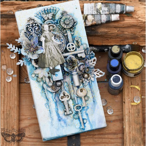 Simon Says Stamp! Prima Marketing WHITE PEARL Finnabair Art Alchemy Metallique Wax 968380 | color-code:ALT05