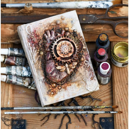 Simon Says Stamp! Prima Marketing WHITE PEARL Finnabair Art Alchemy Metallique Wax 968380 | color-code:ALT091