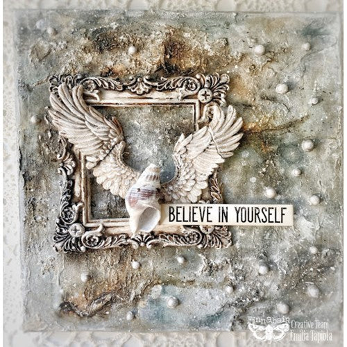 Simon Says Stamp! Prima Marketing WHITE PEARL Finnabair Art Alchemy Metallique Wax 968380 | color-code:ALT093