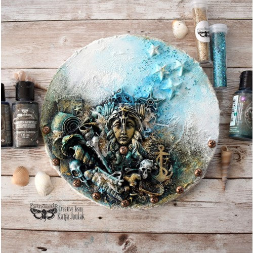 Simon Says Stamp! Prima Marketing WHITE PEARL Finnabair Art Alchemy Metallique Wax 968380 | color-code:ALT094
