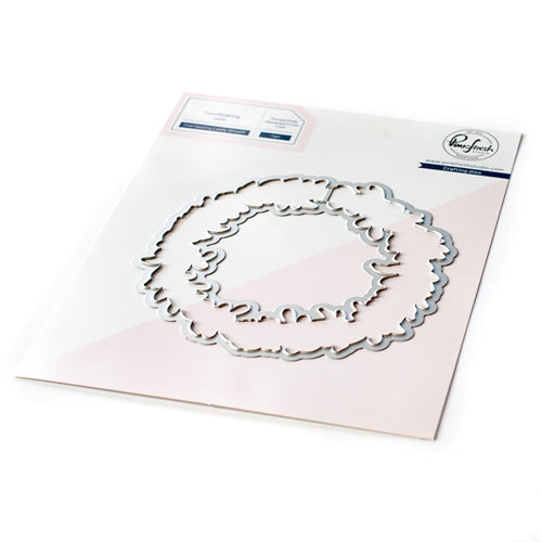 Simon Says Stamp! PinkFresh Studio OVERLAPPING LEAFY WREATH Die pfccst13