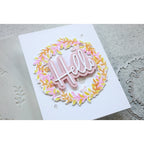 Simon Says Stamp! PinkFresh Studio OVERLAPPING LEAFY WREATH Die pfccst13