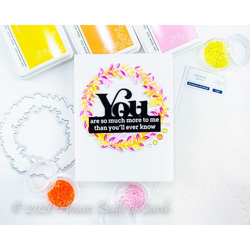 Simon Says Stamp! PinkFresh Studio OVERLAPPING LEAFY WREATH Die pfccst13