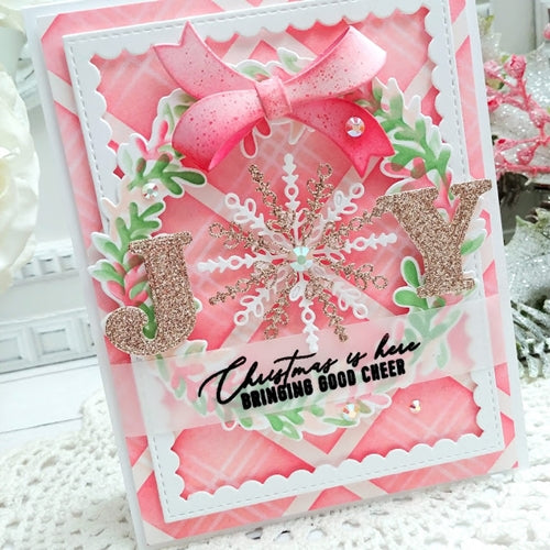Simon Says Stamp! PinkFresh Studio OVERLAPPING LEAFY WREATH Die pfccst13