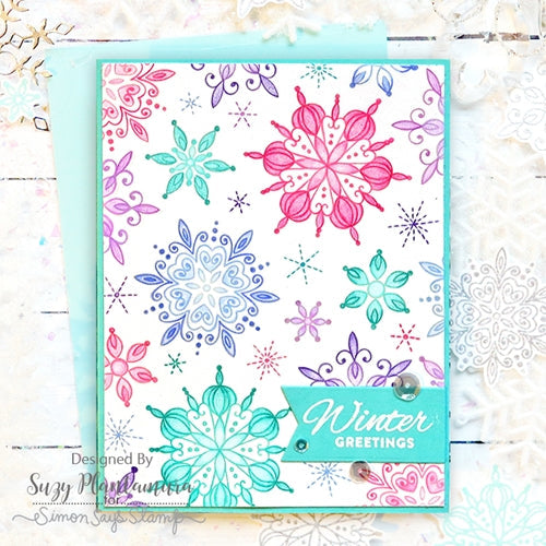 Simon Says Stamp! Simon Says Clear Stamps SNOWFLAKE SEASON sss202183c