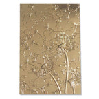 Simon Says Stamp! Sizzix Textured Impressions DANDELION WISH 3D Embossing Folder 665001