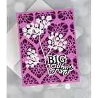 Simon Says Stamp! Memory Box BIG HUGS POSH SCRIPT Craft Dies 94528