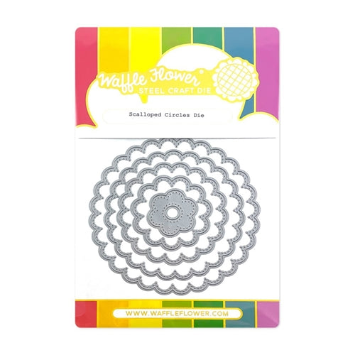 Simon Says Stamp! Waffle Flower SCALLOPED CIRCLES Dies 420520