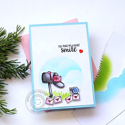  Snail Stamps and Dies Set for Card Making,Clear