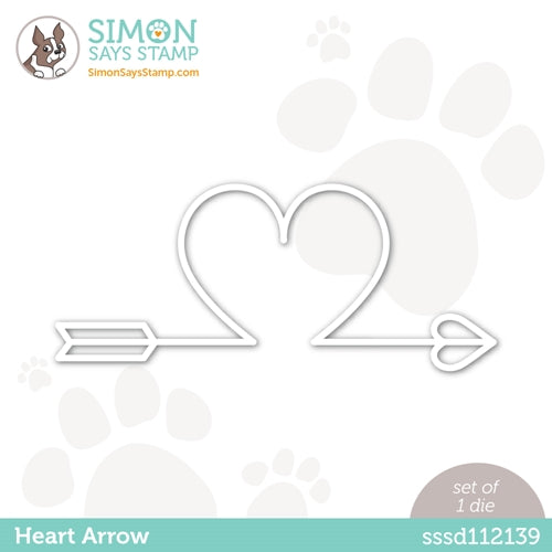 Simon Says Stamp! Simon Says Stamp HEART ARROW Wafer Die sssd112139
