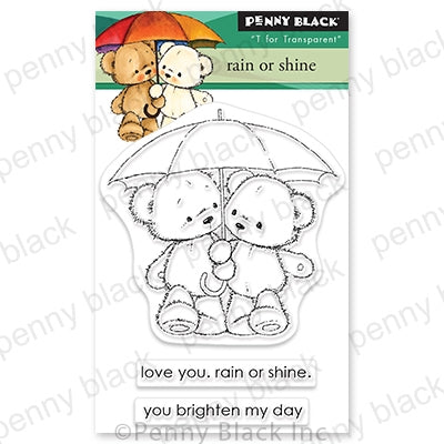 Simon Says Stamp! Penny Black Clear Stamps RAIN OR SHINE 30 791