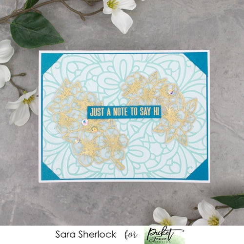 Simon Says Stamp! Picket Fence Studios QUE SERA, SERA Clear Stamps f145 *