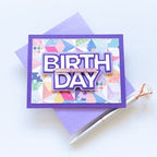 Simon Says Stamp! CZ Design Wafer Dies CHUNKY BIRTHDAY czd128