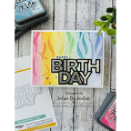 Simon Says Stamp! Simon Says Stamp Stencil Set HEARTS AND STREAMERS LAYERING ssst121514