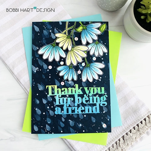 Simon Says Stamp! Simon Says Stamp Stencil LARGE RAINDROPS ssst121517