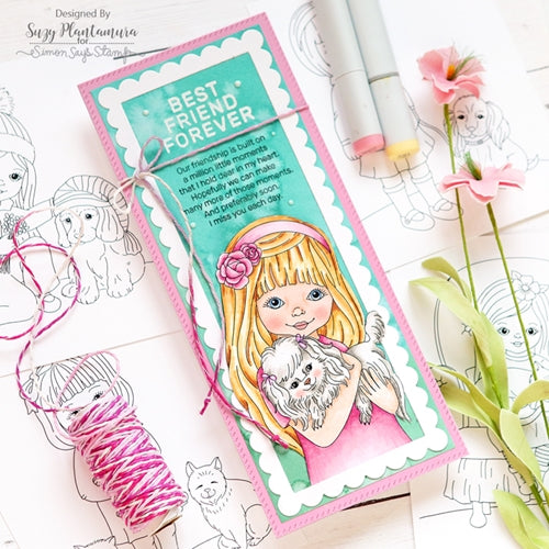 Simon Says Stamp! Simon Says Clear Stamps INSIDE FRIENDSHIP MESSAGES sss202254 | color-code:ALT00
